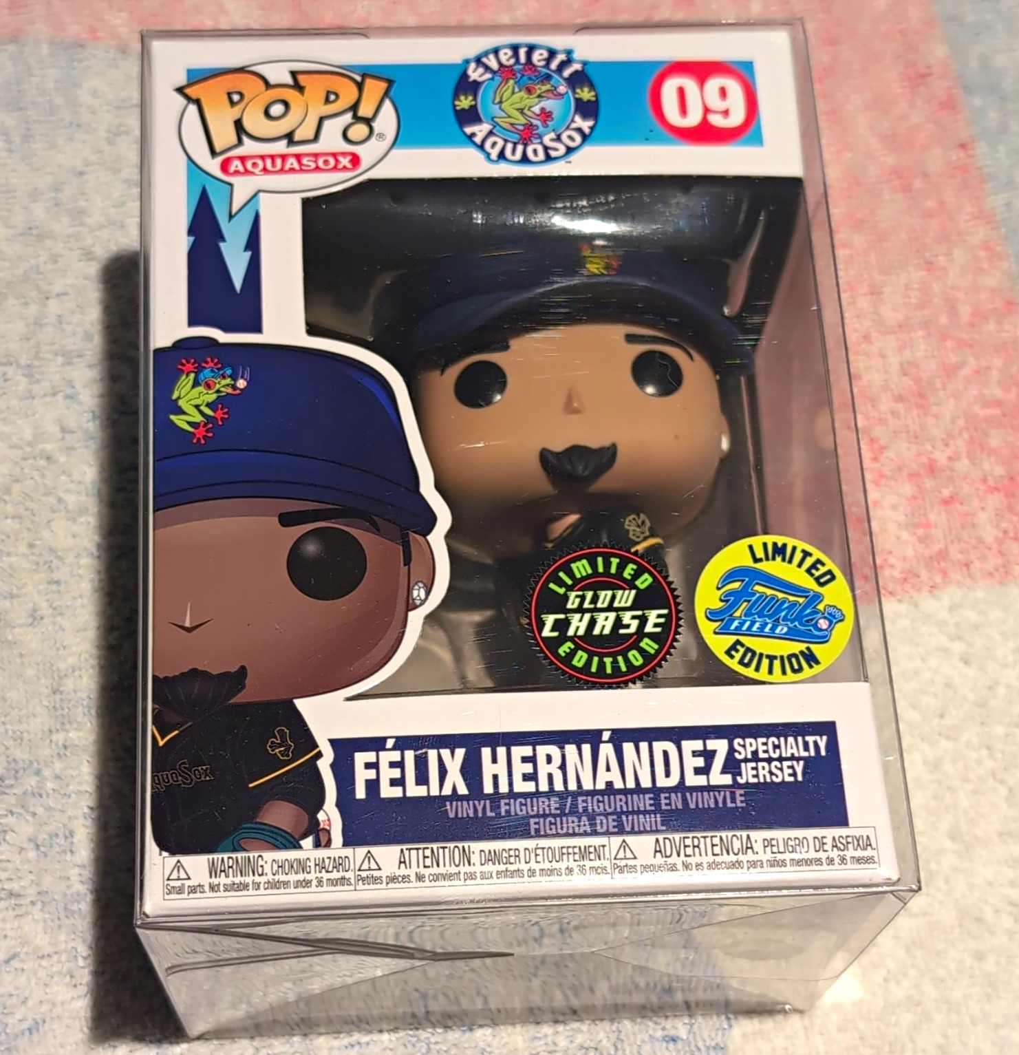 Funko Pop! Vinyl Félix Hernández Everett AquaSox Specialty Jersey #09 CHASE 2020
