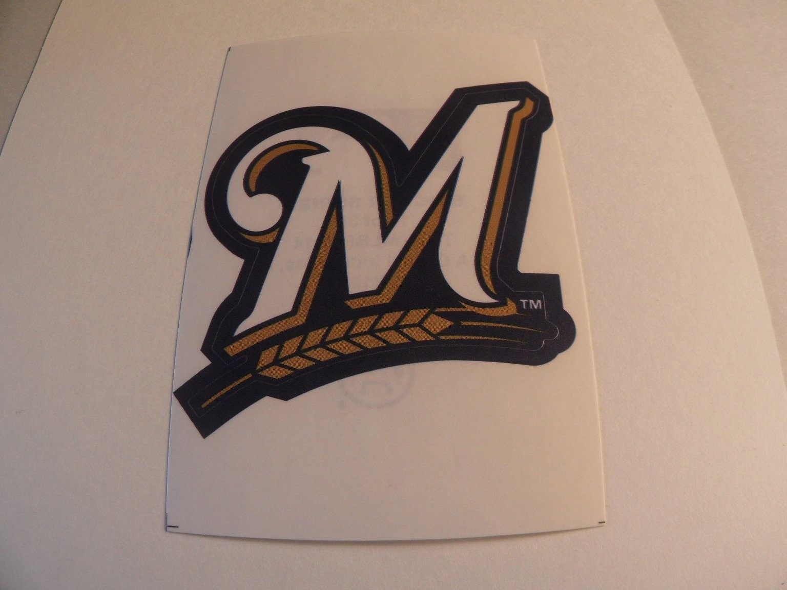 A&A Global Industries Milwaukee Brewers “M” Logo Sticker 2014 MLB1234