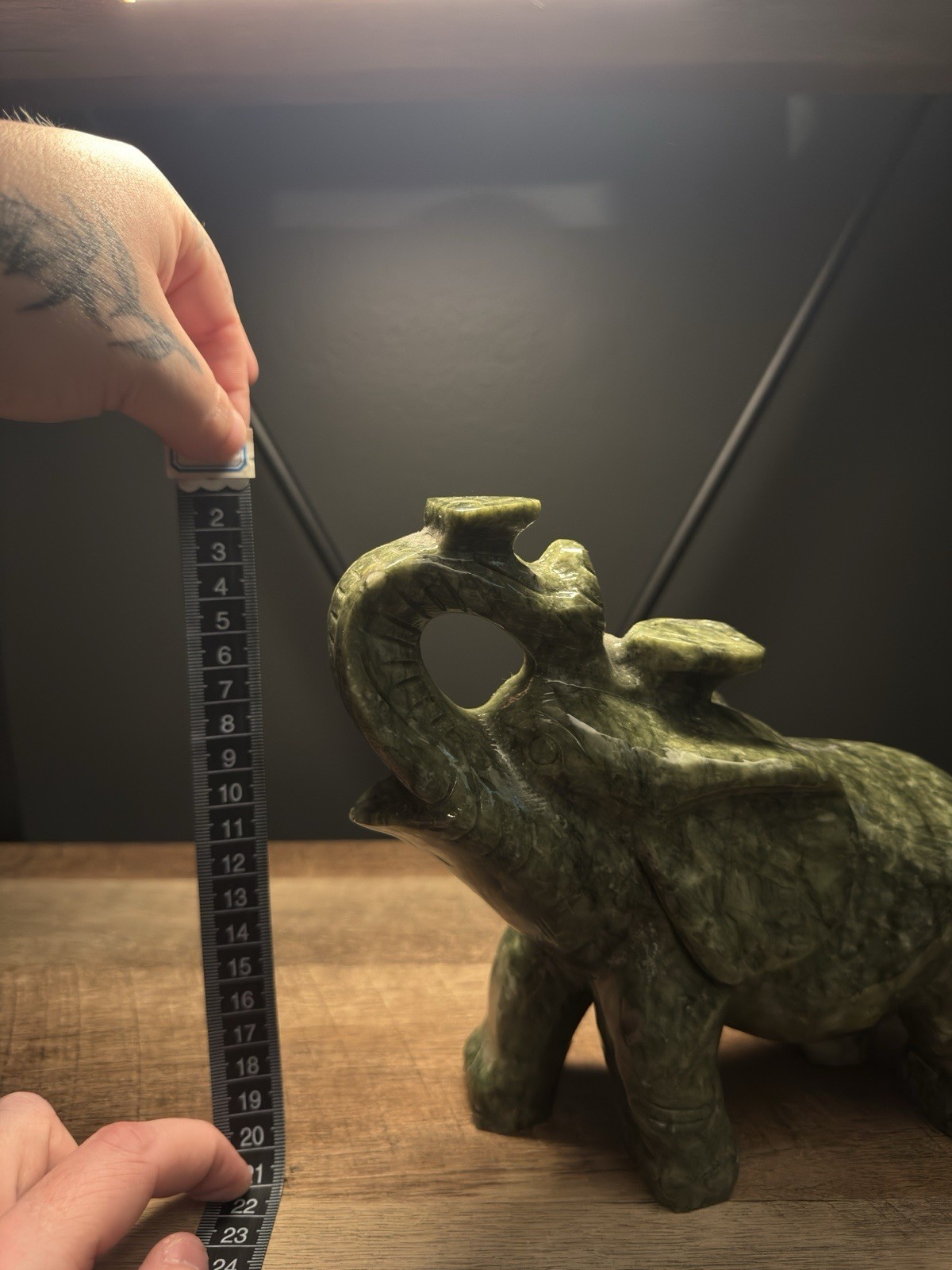 Green Jade Elephant