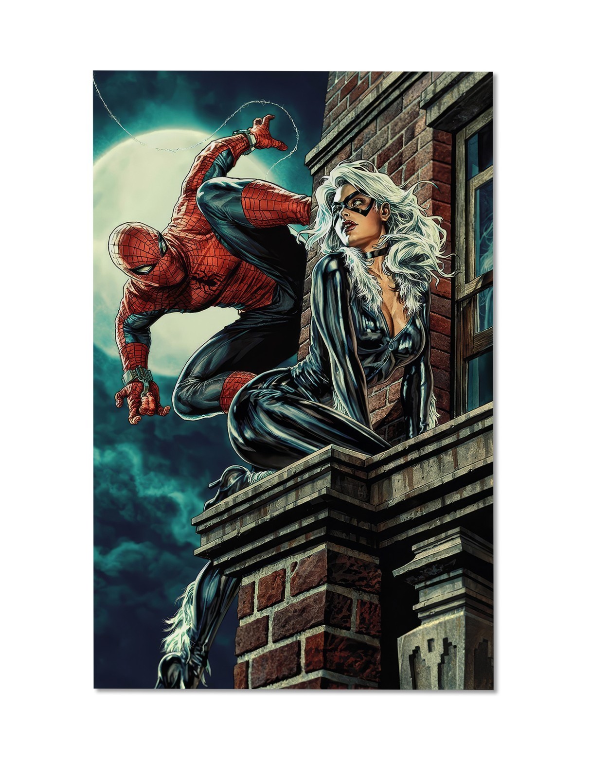 Spider-Man Black Cat Wall Art Print 11″ x 17″ Poster