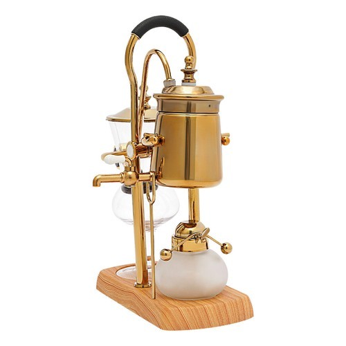 15OZ Royal Belgian Belgium Balance Syphon Coffee Maker Siphon Brewer Golden HOT