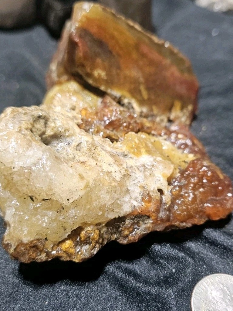 Jasper Carnelian Crystalized w/ Botryoidal Cluster Natural Form (1lb 4oz)