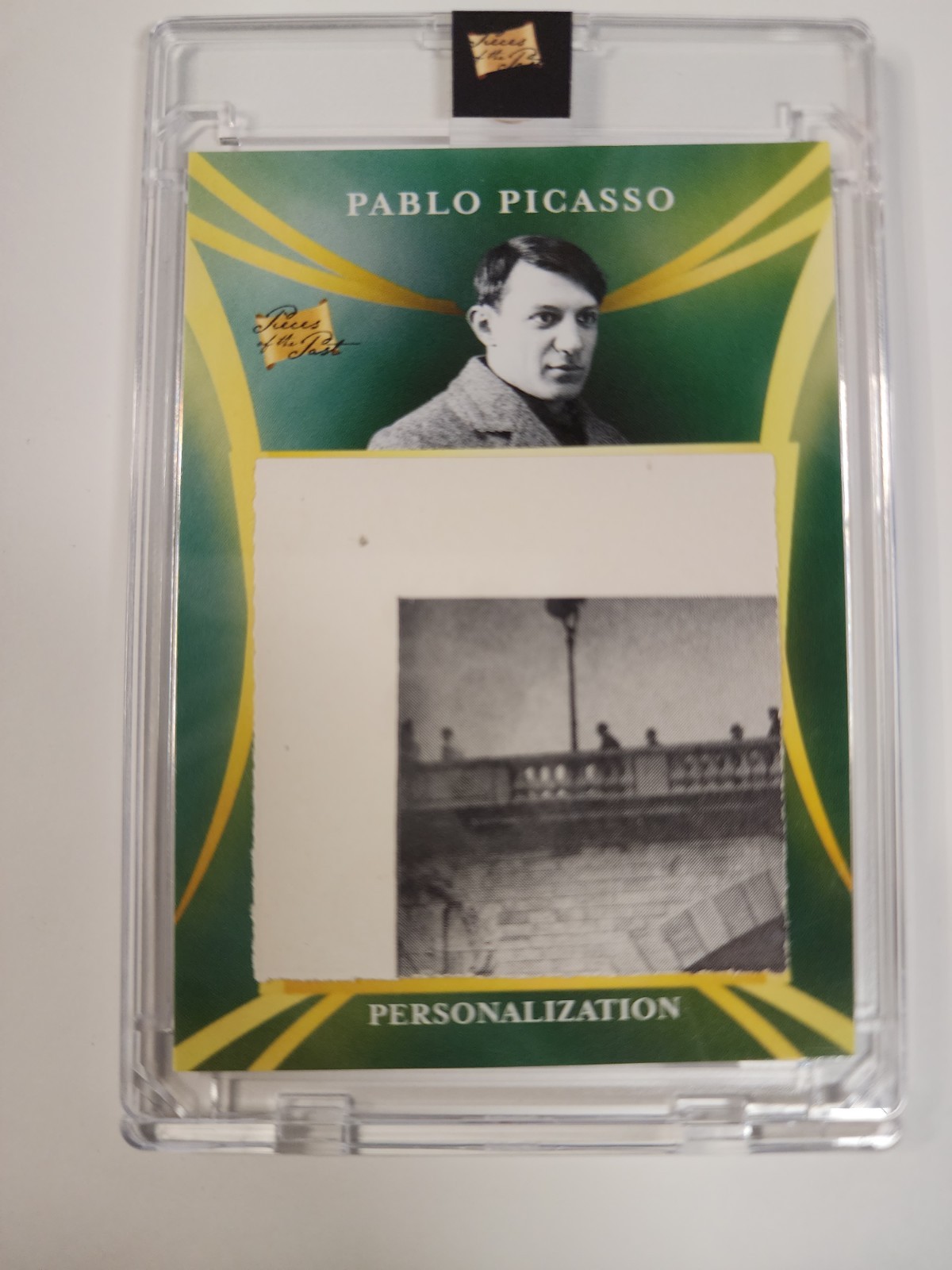 2025 Pieces Of The Past–Pablo Picasso Personalization Edition Relic #95/1000