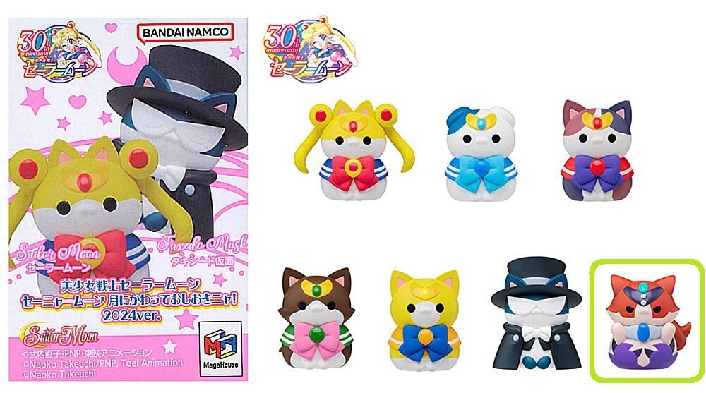 MEGA CAT PROJECT Sailor Moon Senya Moon Punish 2024 Ver. Mini Figure Queen Beryl