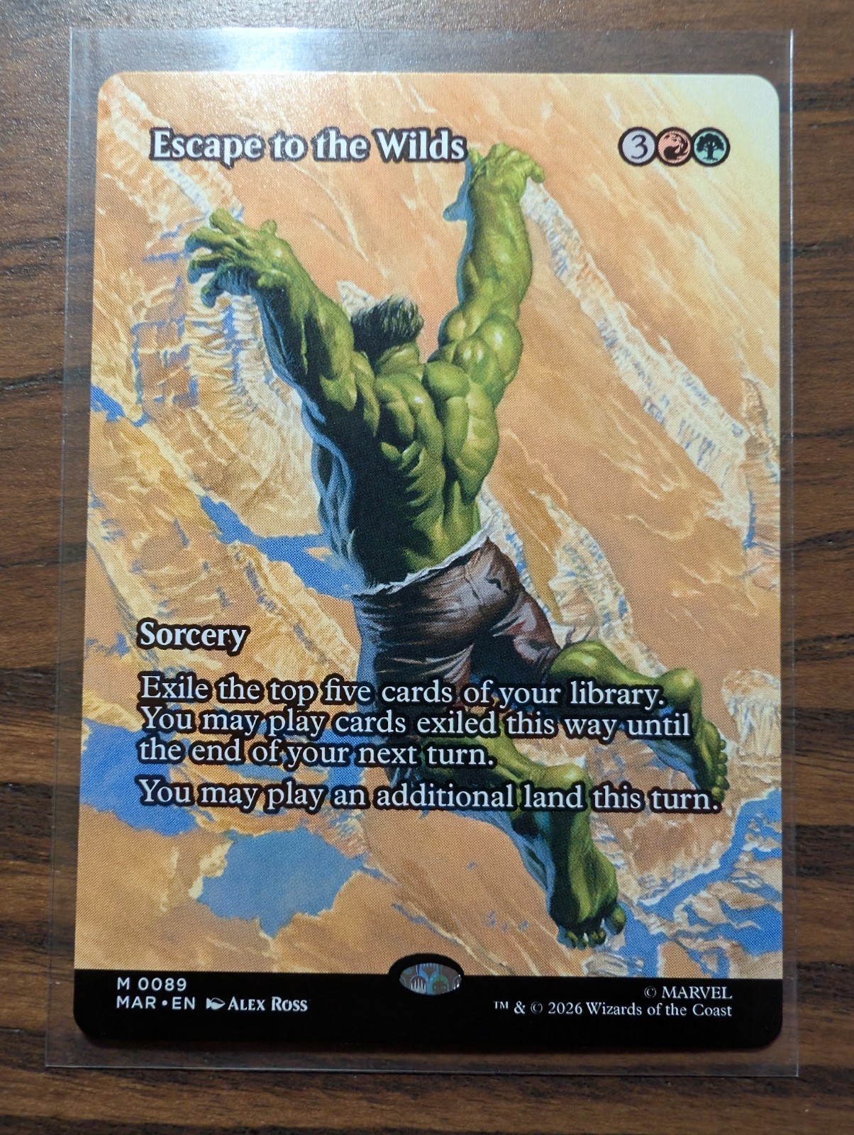 Escape to the Wilds 089 (Borderless Regular) Marvel Universe Eternal-Legal