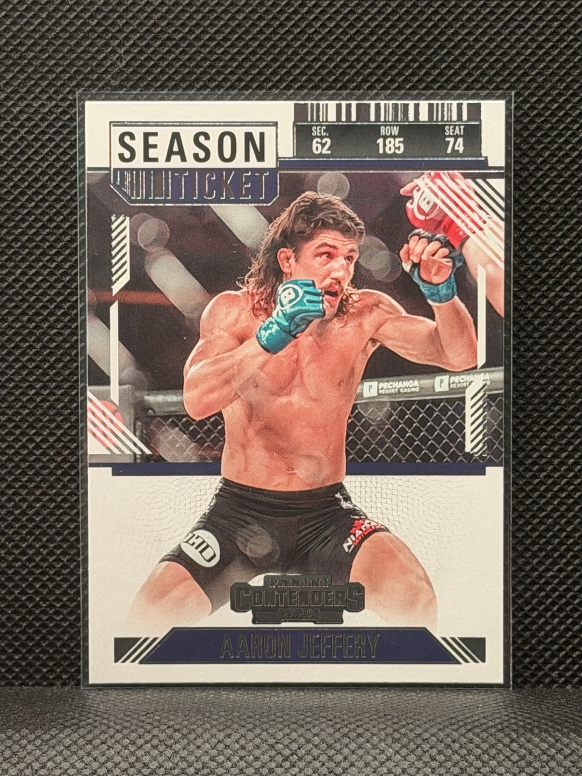 2025 Panini Contenders PFL – Season Ticket Aaron Jeffery #6 Silver Foil
