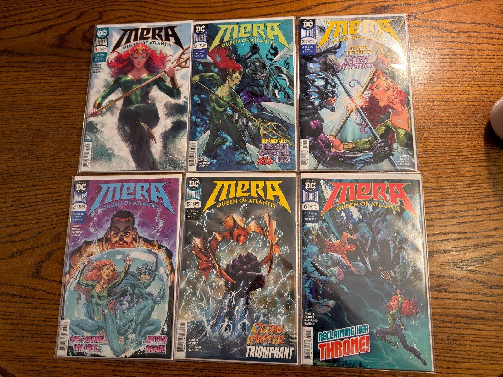 Mera: Queen of Atlantis #1-6 Complete Series DC Comics 2018 Nicola Scott NM/M