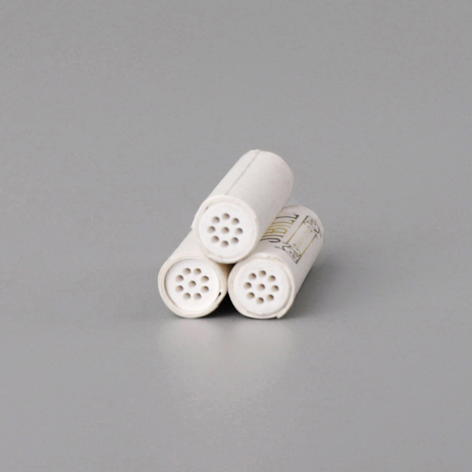 JIBILL 50pcs 6mm Activated Carbon Filters for Tobacco Smoking Pipe Ceramic Caps