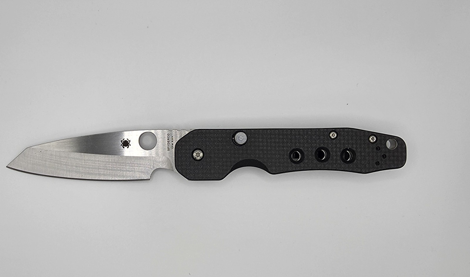 Spyderco Smock CF C240CFP compression lock, Carbon Fiber, Kevin Smock