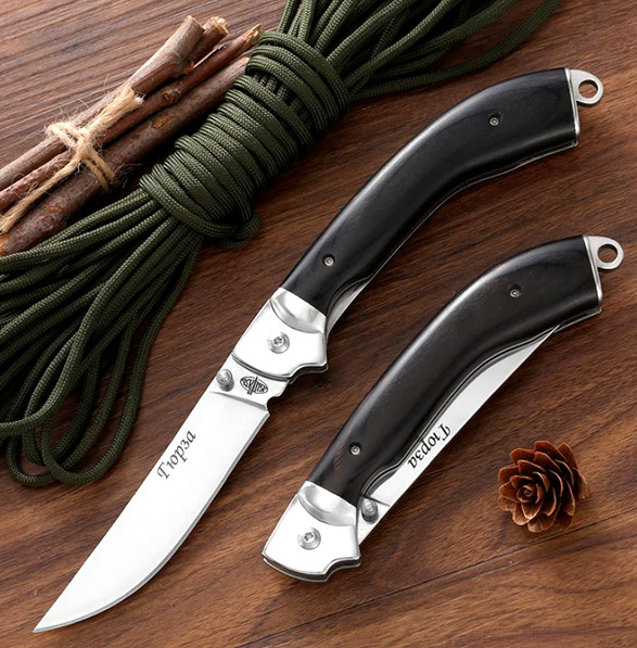 Russian Tactical Folding Blade Knife 3.8″ 440C Steel Blade Pocket Knife
