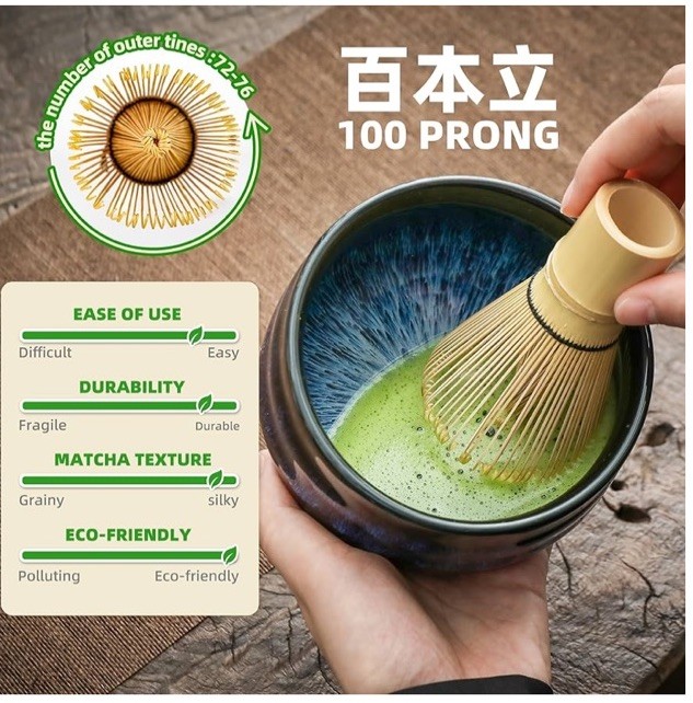 TEANAGOO 7 Pcs Matcha Whisk Set,