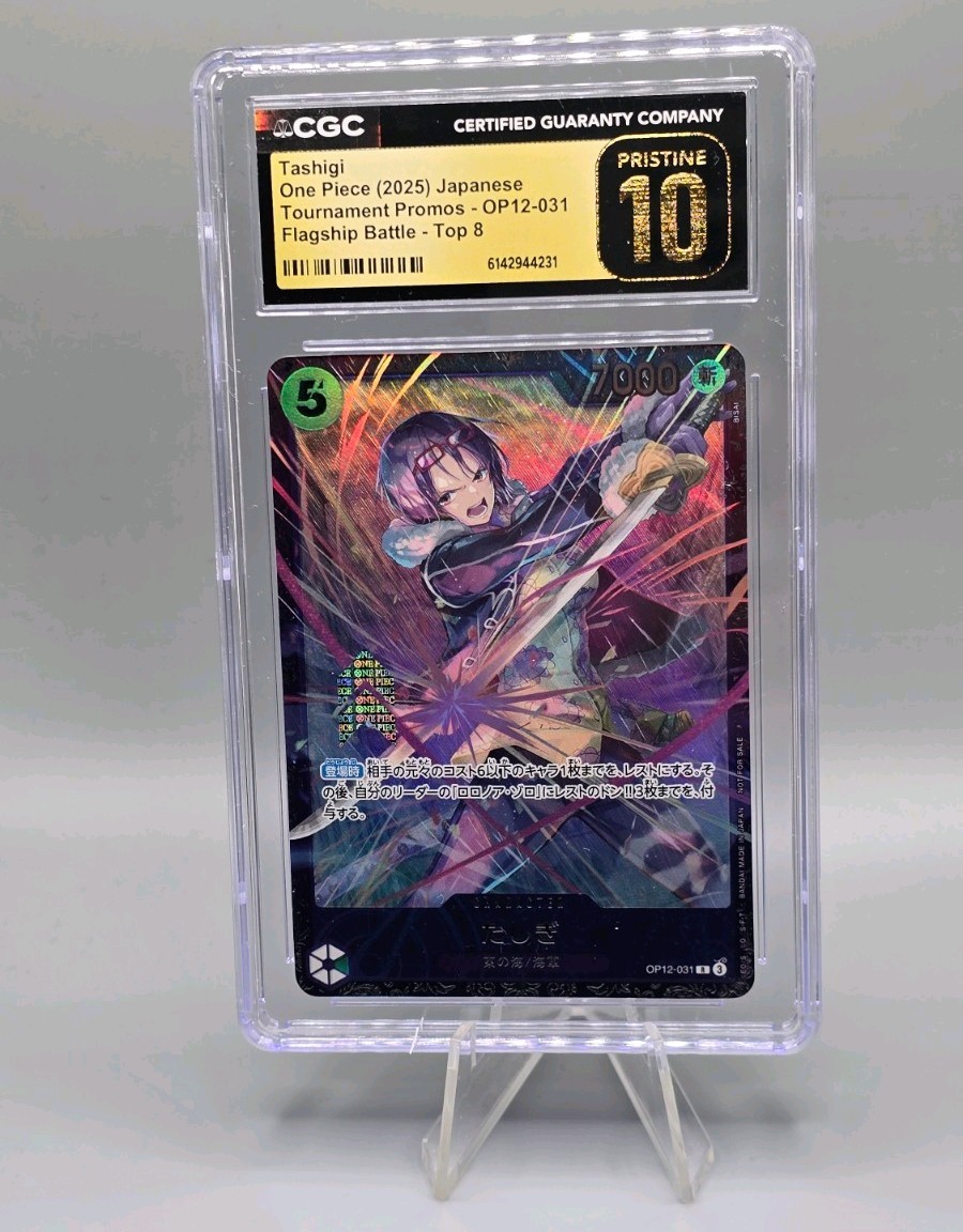 Tashigi OP12-031 Flagship Battle Top 8 One Piece JP PRISTINE 10
