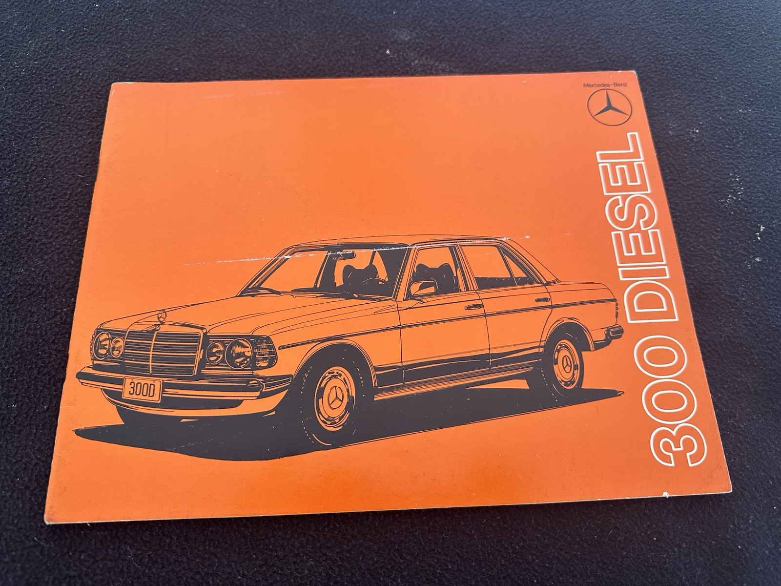1977 Mercedes 300D DEALER-only US Brochure W123 300 D Diesel Sedan Sales Catalog