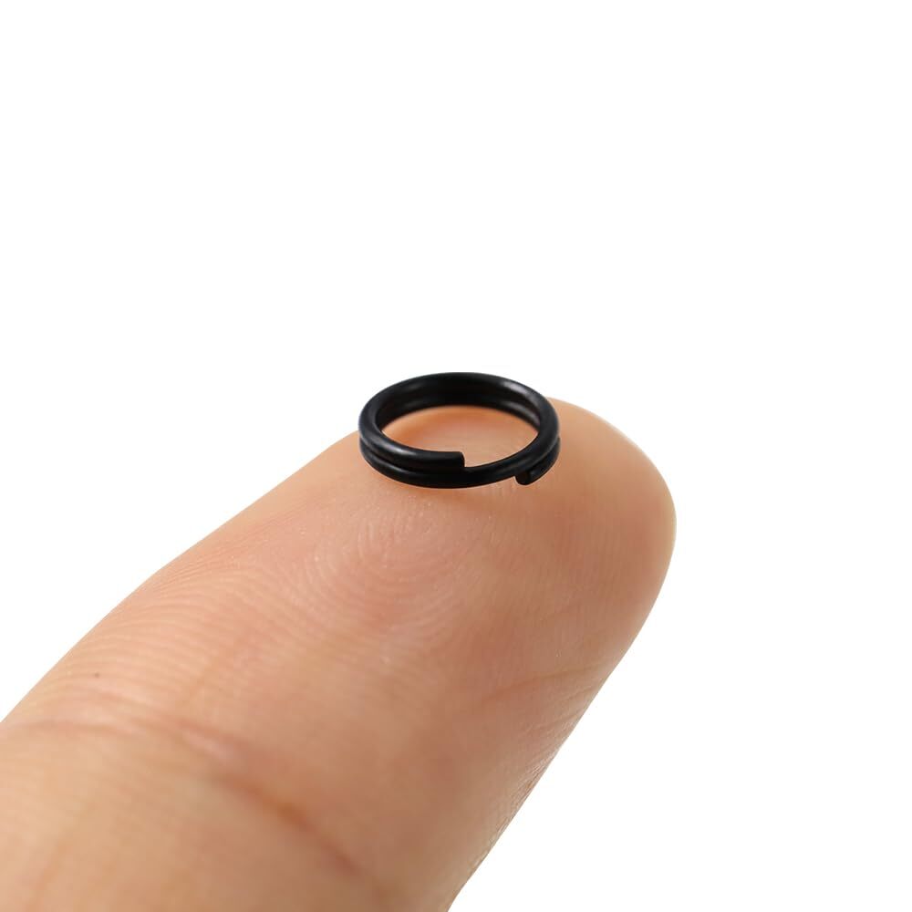 30 Pcs Mini Split Jump Rings Small Round Key Rings Connectors for Pendants