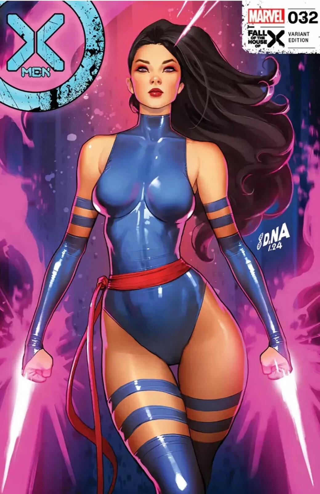 X-MEN #32 DAVID NAKAYAMA EXCLUSIVE PSYLOCKE VARIANT NM