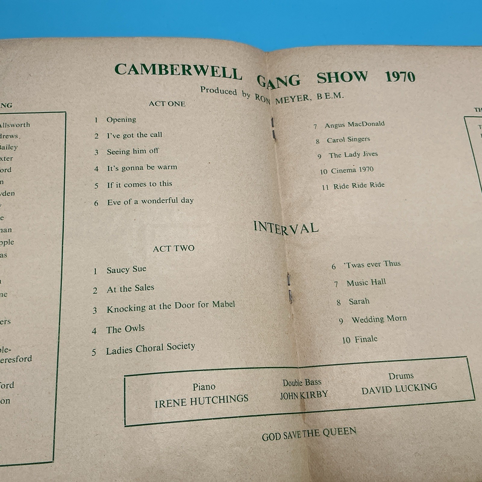 Camberwell Scouts Gang Show Programmes 7 From The 1970s