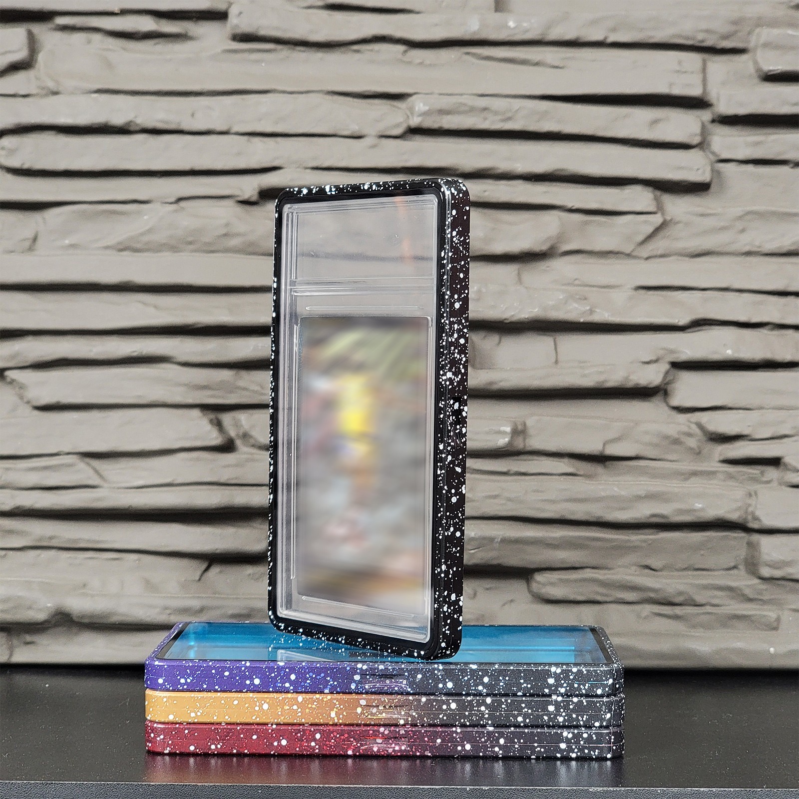 For PSA/CGC 35PT Magnetic Metal Slab UV Protector Case Graded Cards Display