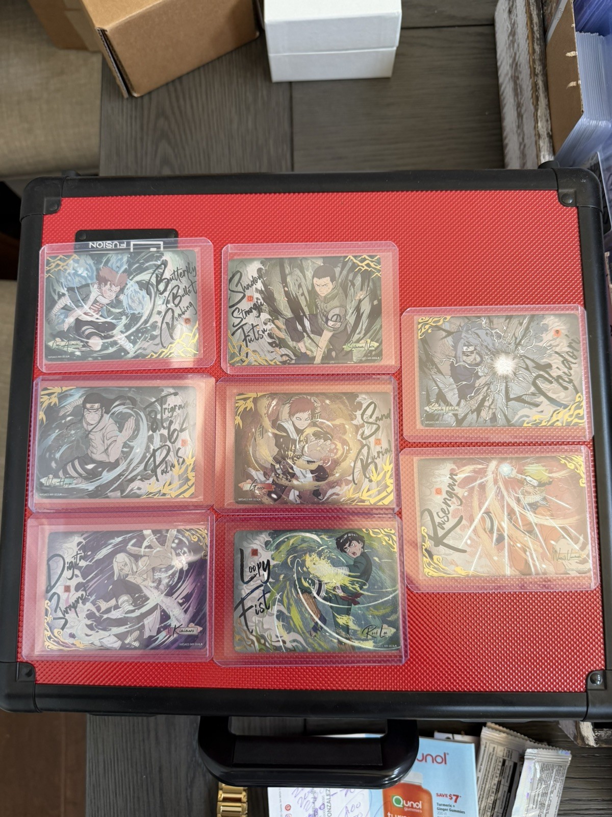 Kayou Naruto Jin Chapter Series 3 Naruto Uzumaki MR Full Set 1-8 Cards completed