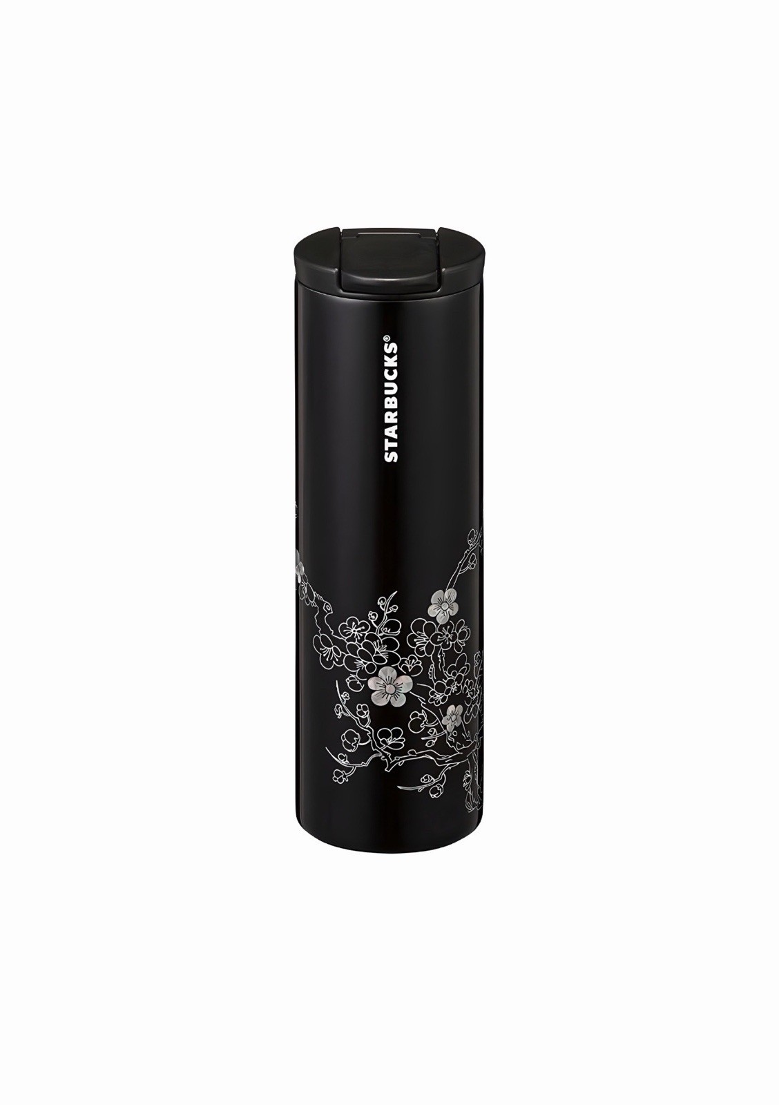 Starbucks Korea Cherry Blossom Stainless Tumbler 473ml Black Limited Edition