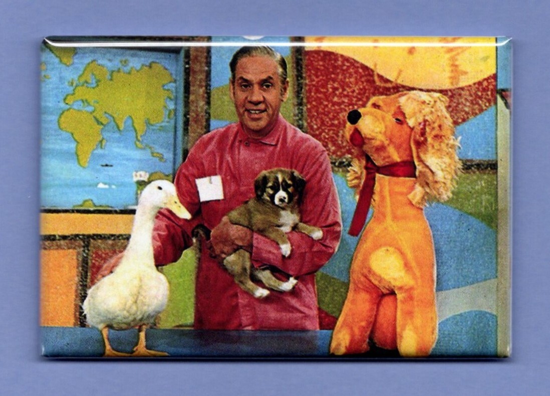 RAY RAYNER *2X3 FRIDGE MAGNET* ACTOR AUTHOR CHILDREN’S TELEVISION TV WGN CHICAGO