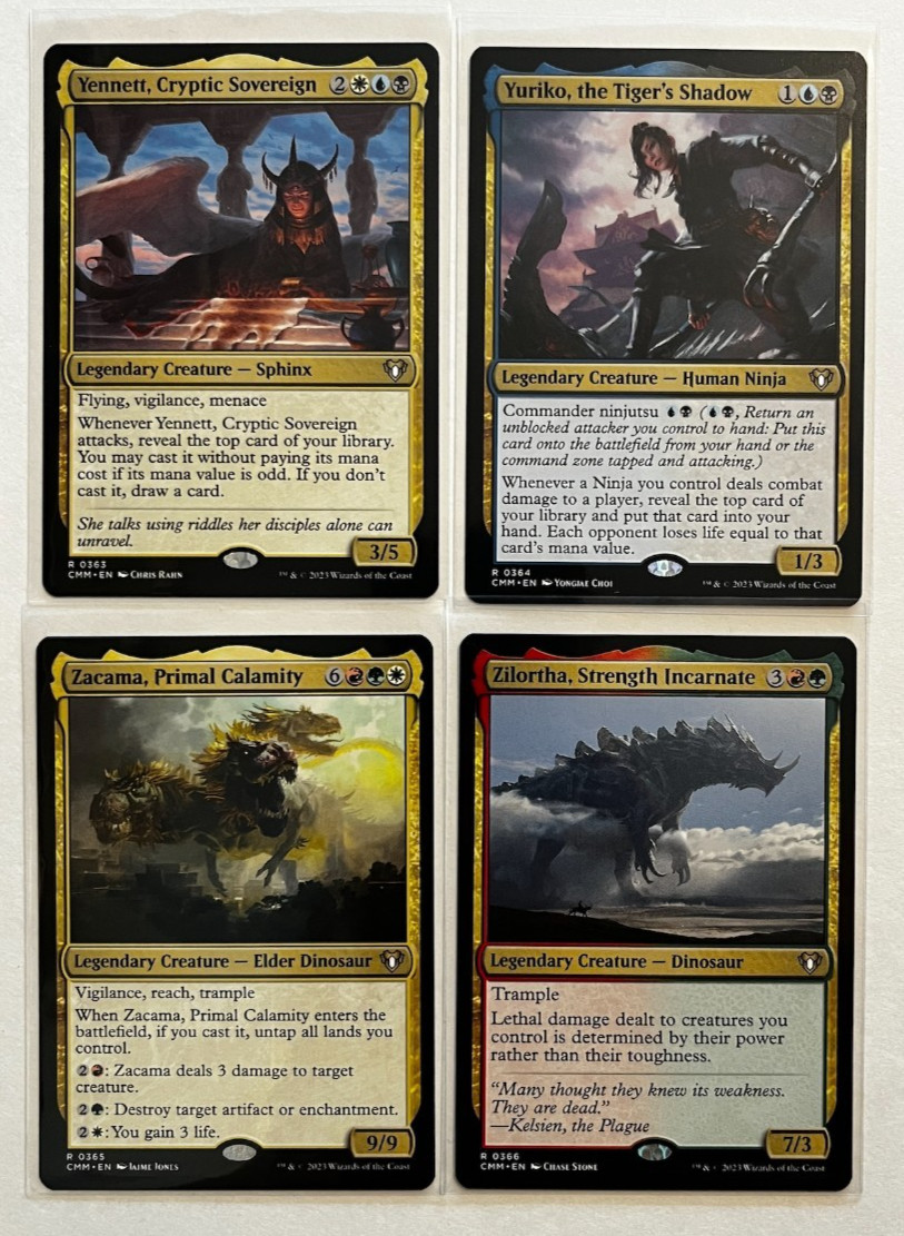 MTG – Commander Masters – Rare Multi Colour Commanders Lot – 20 Cards