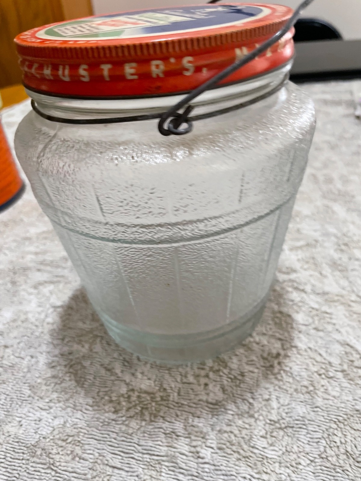 Schuster’s Quality Herring Tidbits 2.5 Pounds Glass Jar From Wisconsin