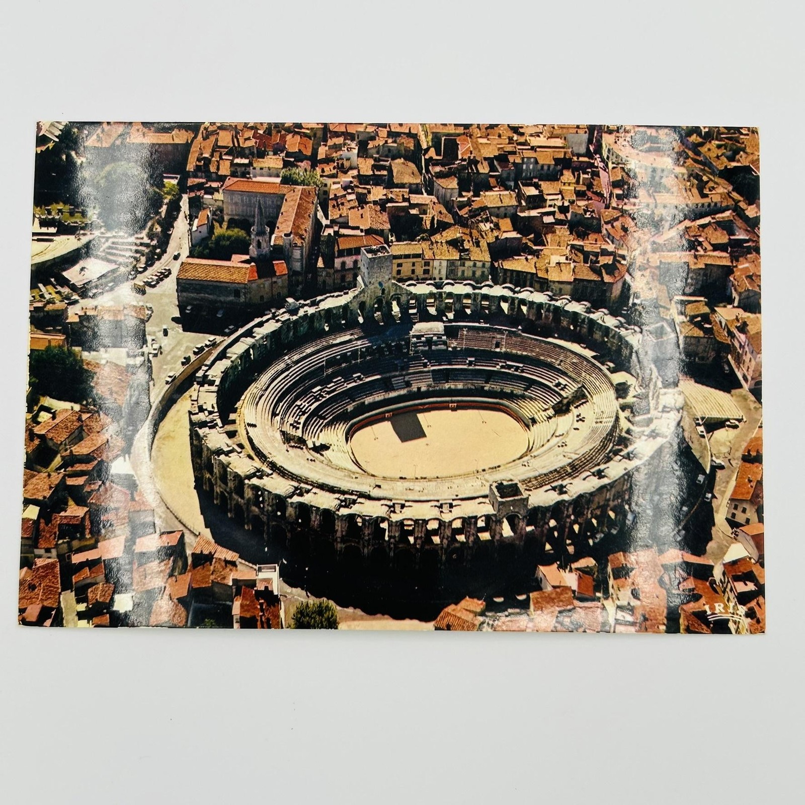 Vintage France Les Arènes Arles Postcard Color Photochrome Standard 5.5×3.5in