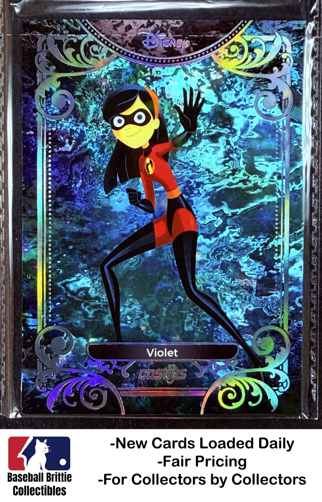 2025 Kakawow Cosmos Disney #CDT-I-159 Violet Silver Refractor The Incredibles