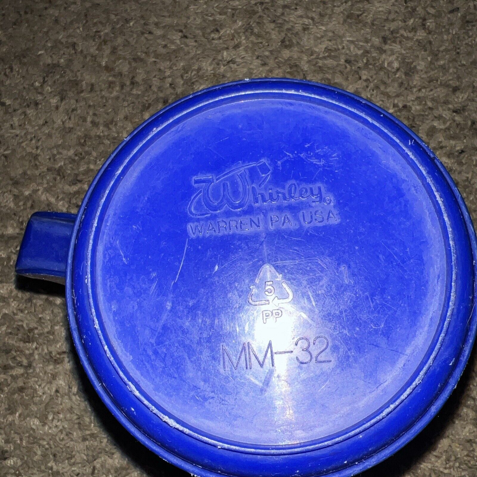 VTG PEPSI Whirley Travel Mug w/ Lid & Handle 32 oz