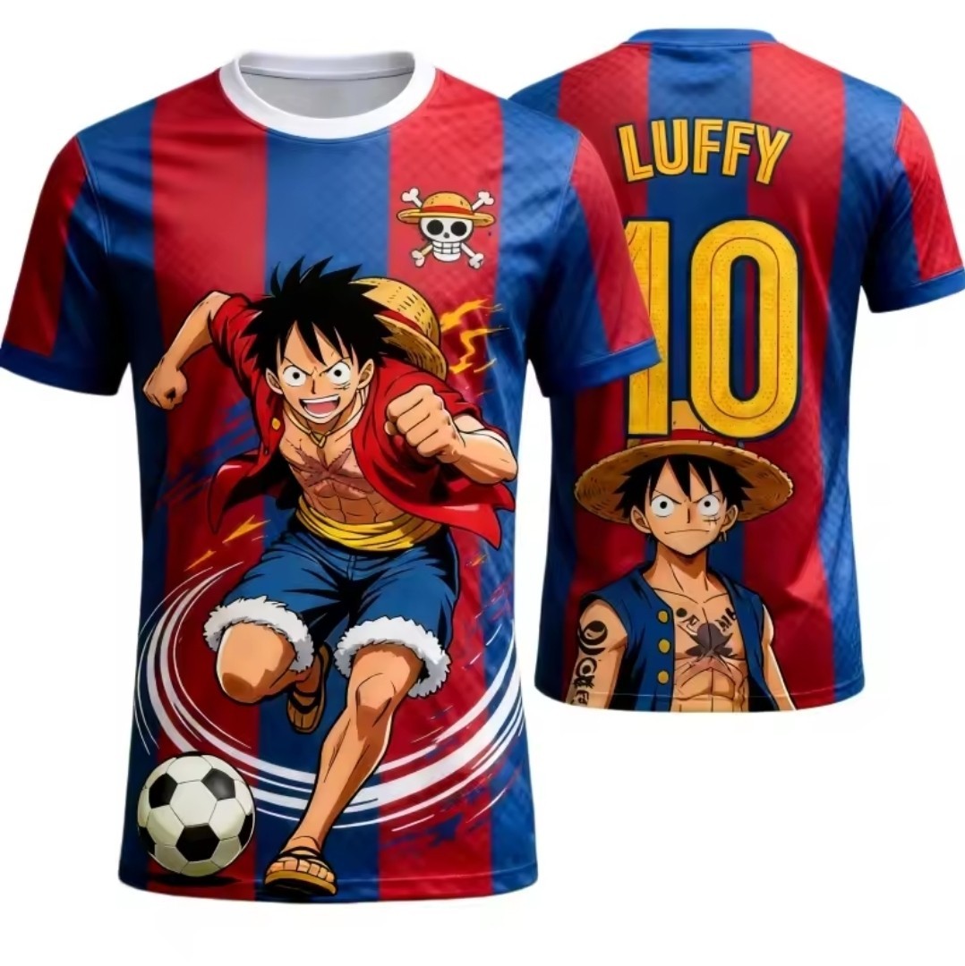 Luffy Gear 5 Football One Piece T-Shirt Adult Child Edition Reproduction