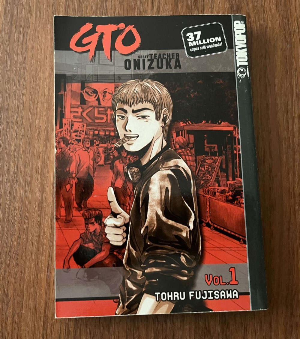 GTO Great Teacher Onizuka Vol 1 Tohru Fujisawa Manga Tokyopop 1st Print 2002