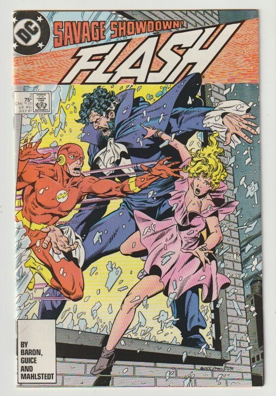 H743 The Flash 2 DC 2nd Series 1987 Comic Book Higher Grade