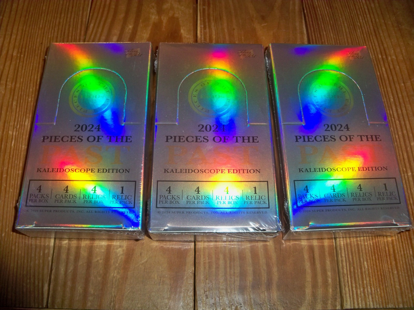 3 Sealed Boxes — 2024 PIECES OF THE PAST — 1800s Kaleidoscope Edition Box