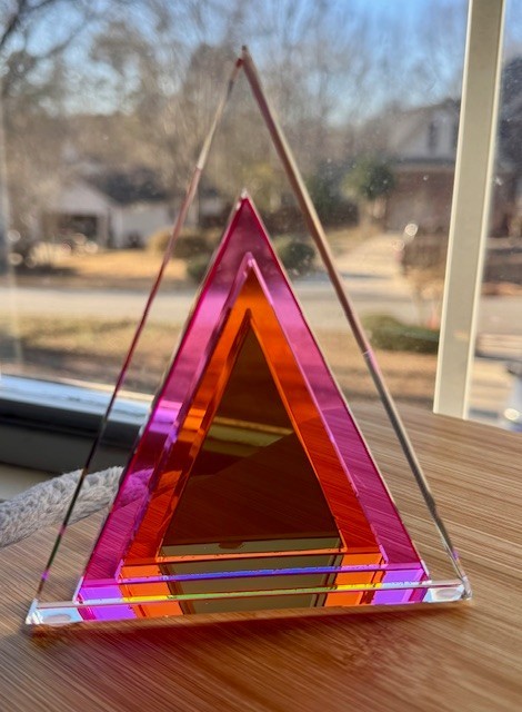 Two Piece Crystal Bookends for Shelves Decorative Glass Bookends