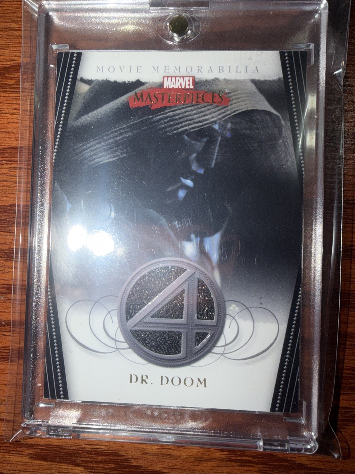 Doctor Doom Movie Memorabilia Card, Movie Worn Material Patch Card Limited.