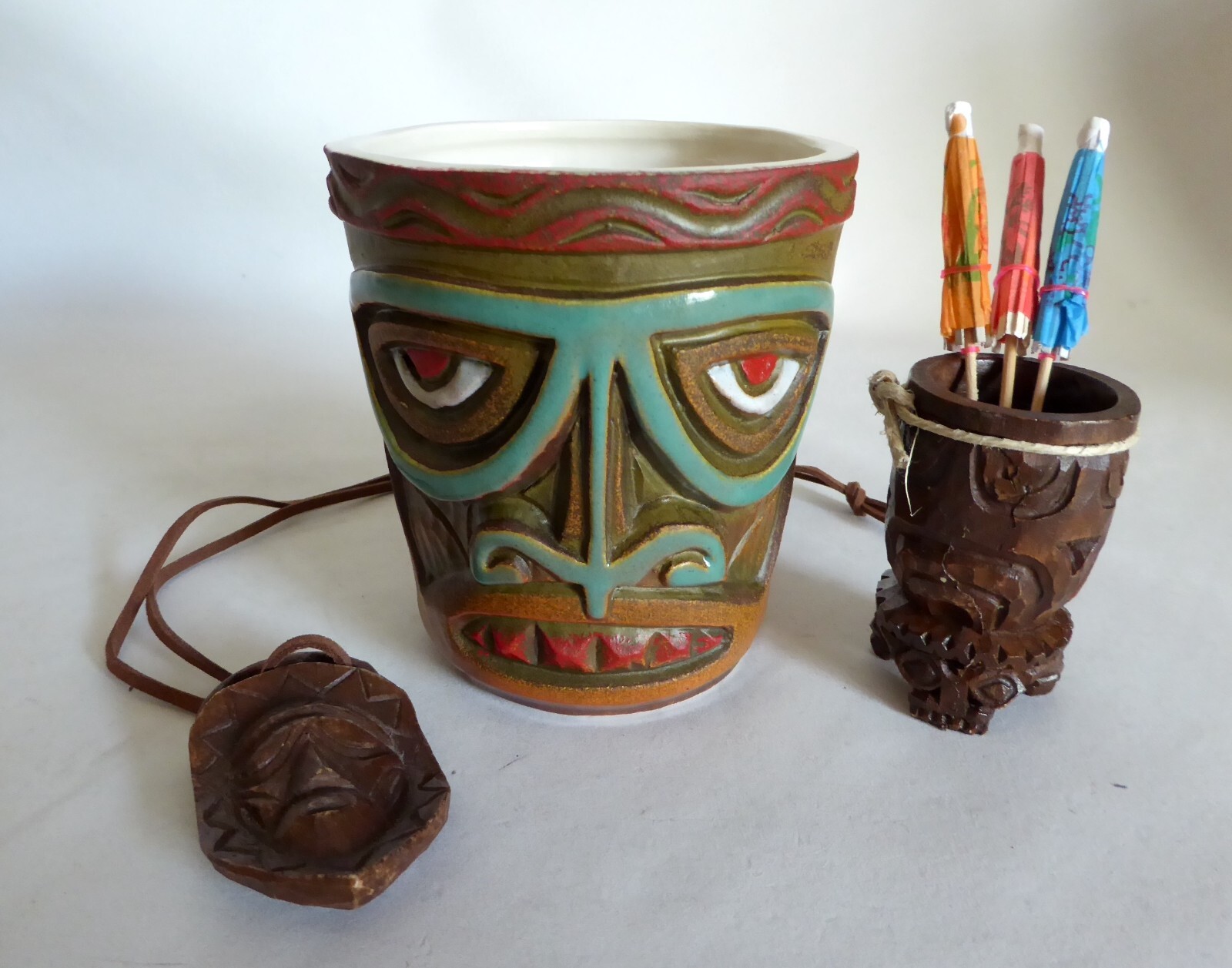 2019 TIKI DIABLO ENCHANTED TIKI ROOM DRUMMER TIKI MUG (NEW) LE #125/150 + BONUS