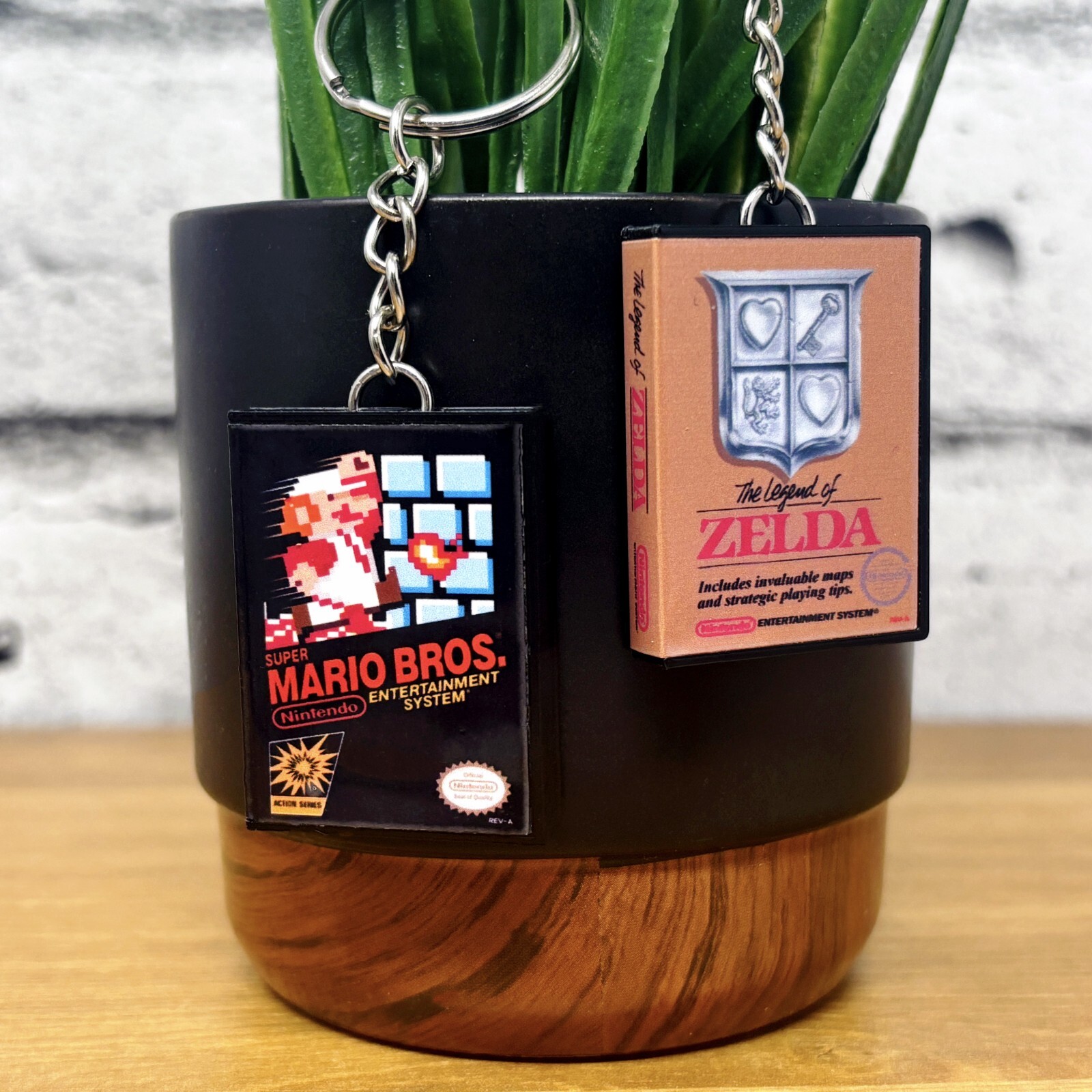 Mini NES Game Case Keychains, Miniature Nintendo Cover Art, Retro Gamer Gift