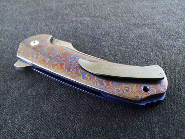 Functional Art: Burchtree Bladeworks Persian Custom Knife in ZirCuTi and Hamon