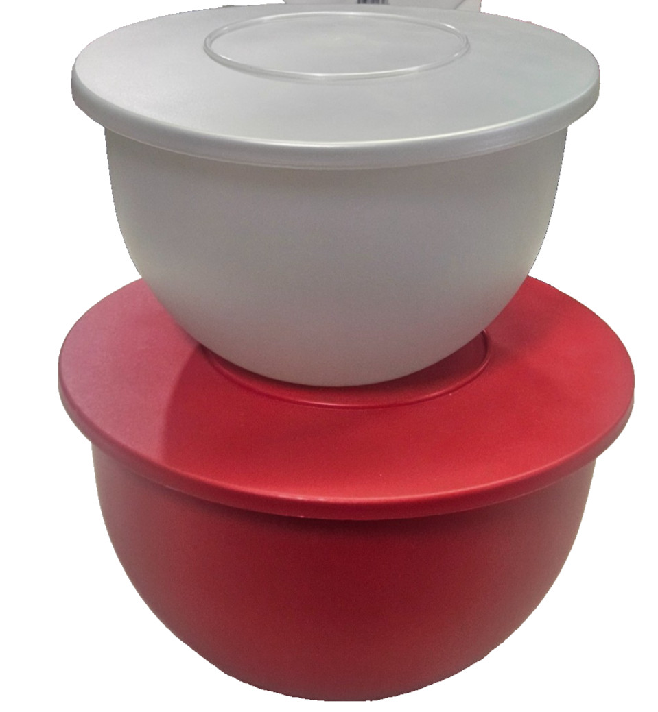 Tupperware Classic Bowls (Set of 2) 4.3 and 2.5 Liters