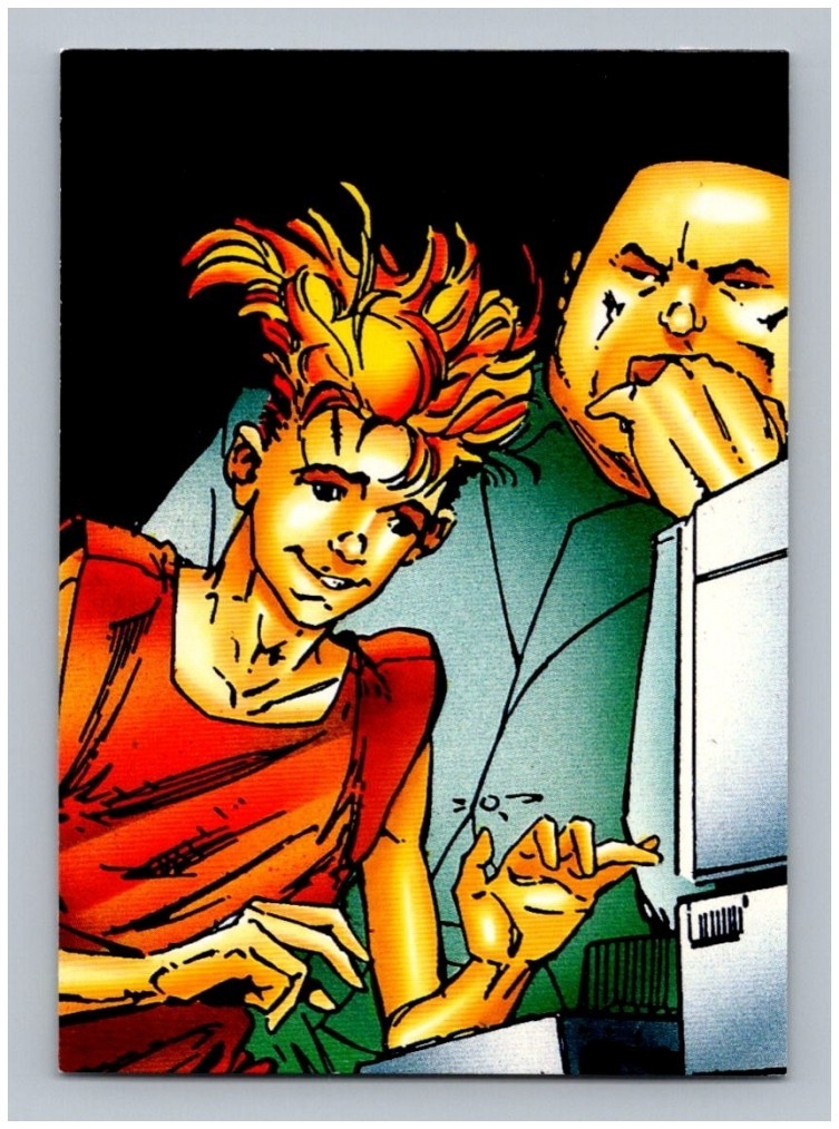 1992 Comic Images Punisher War Journal Entry / #37 The Board / Kingpin / Marvel
