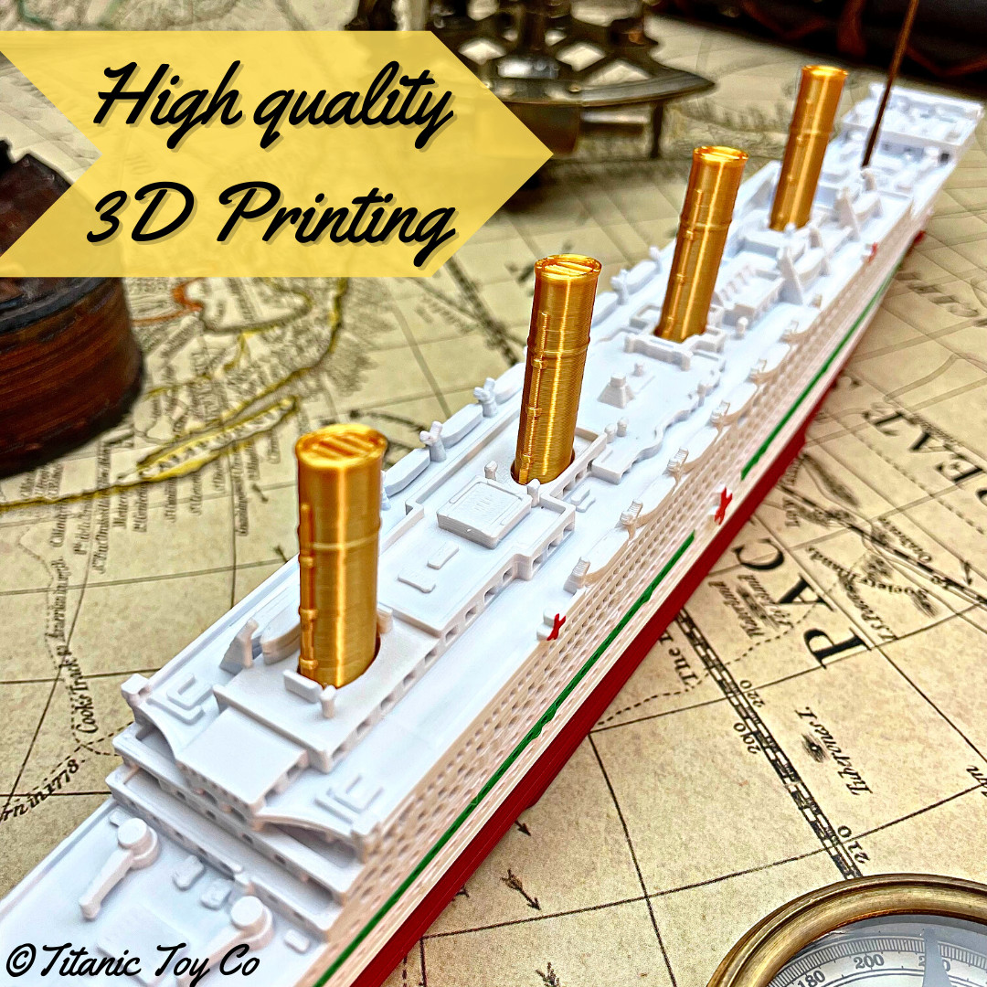 12” HMHS Britannic Model, Titanic Model, Titanic Toy For Kids, Britannic Lego