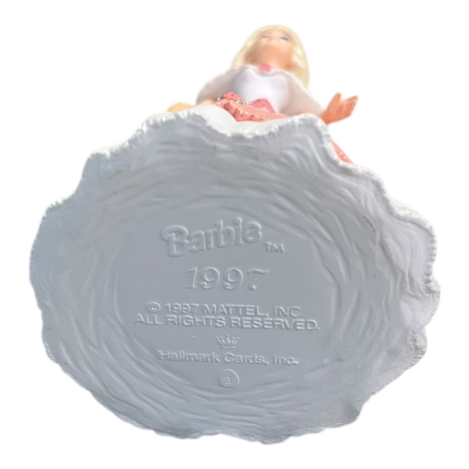 Vintage 1997 Hallmark Keepsake Springtime Barbie Christmas Tree Ornament 3.5″