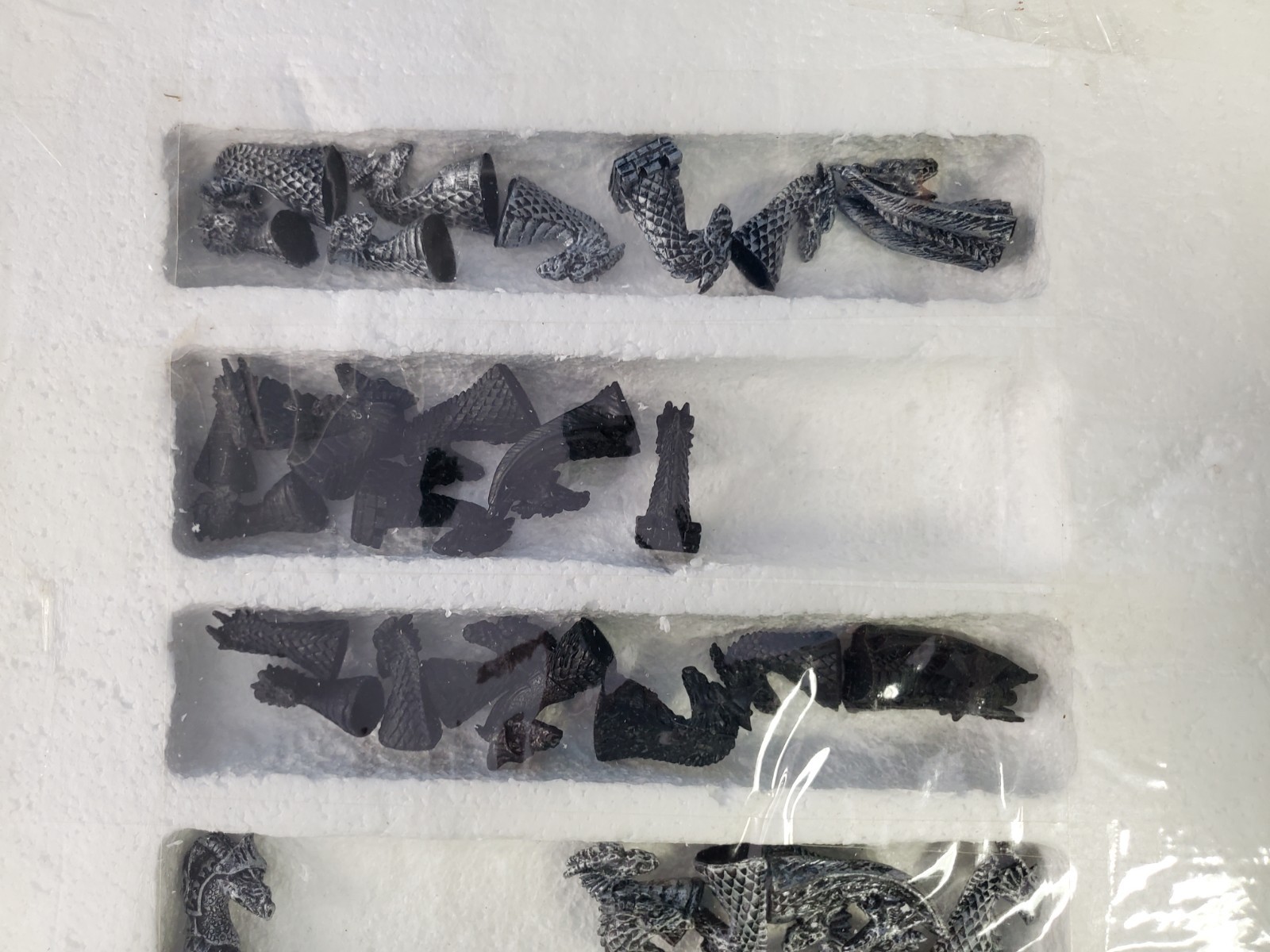 2003 Creations Mini DRAGON CHESS SET Dark Castle