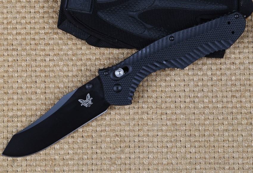 Big Size Camping Hunting Black G10 Handle Axis Lock Pocket Folding Knife New