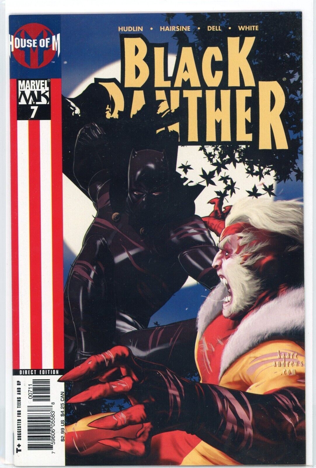 Black Panther #7 – Marvel (2005) 9.4 NM “X-Men/Avengers” House of M