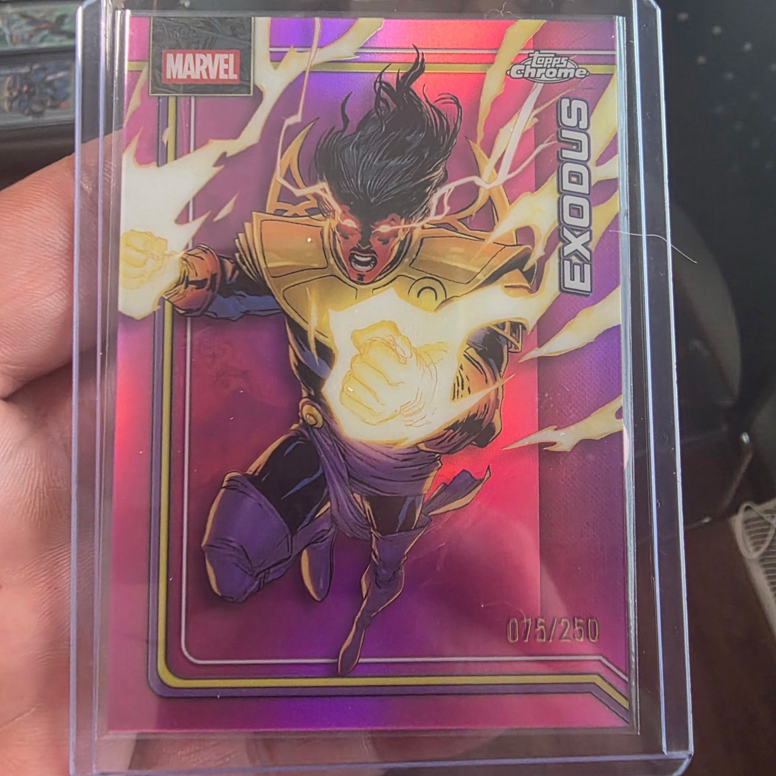2026 Topps Chrome Marvel #118 Exodus Pink Refractor /250