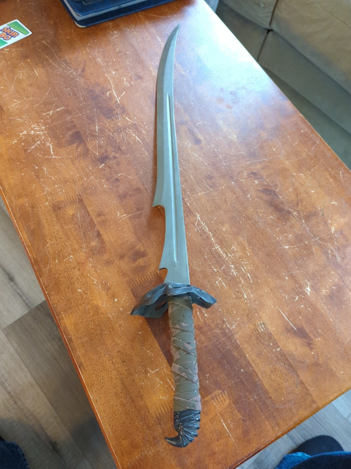 vintage 31″ Fantasy Master replica sword stainless steel