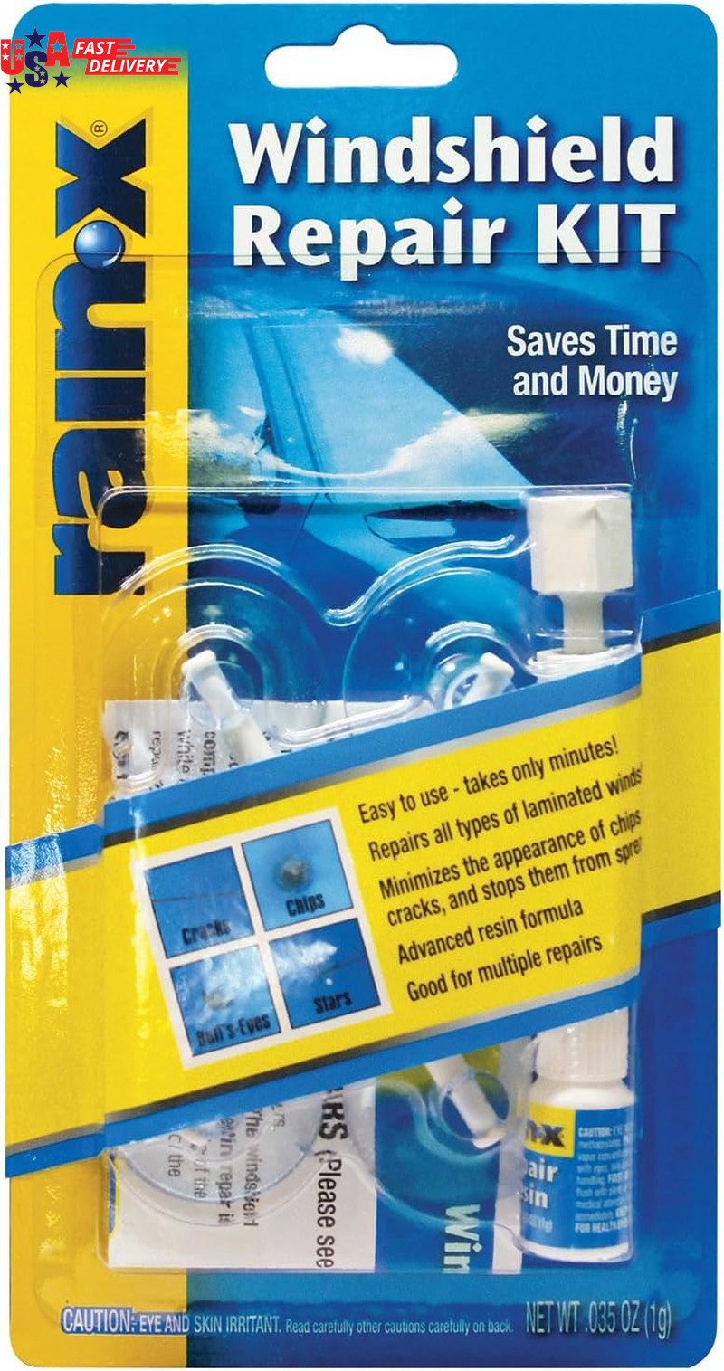 600001 Windshield Repair Kit – Quick and Easy Durable Resin Based Windshield Rep