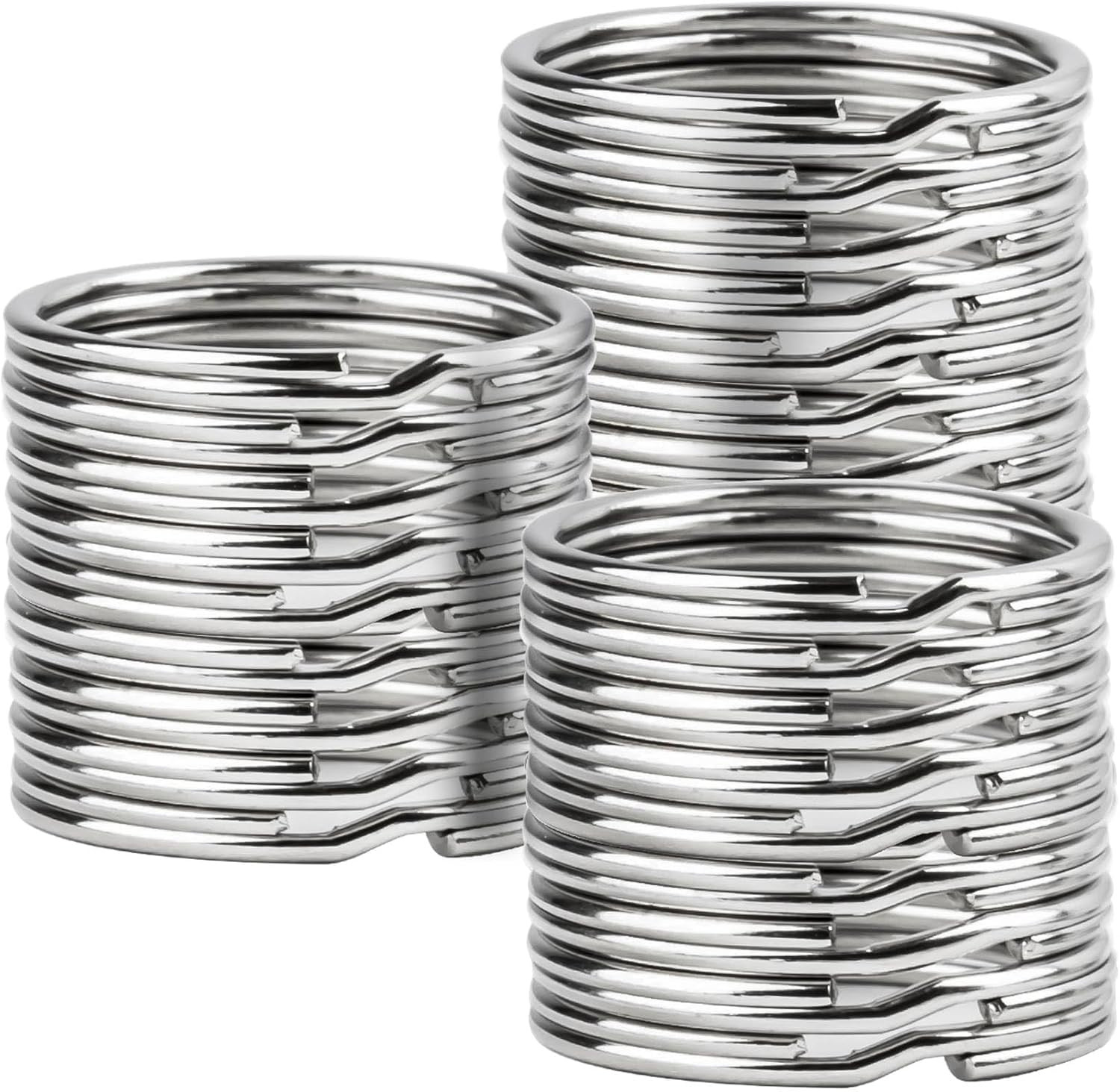 200PCS Key Rings Bulk Split Key Rings Keychain Rings and Crafts 1 Inch (25Mm)