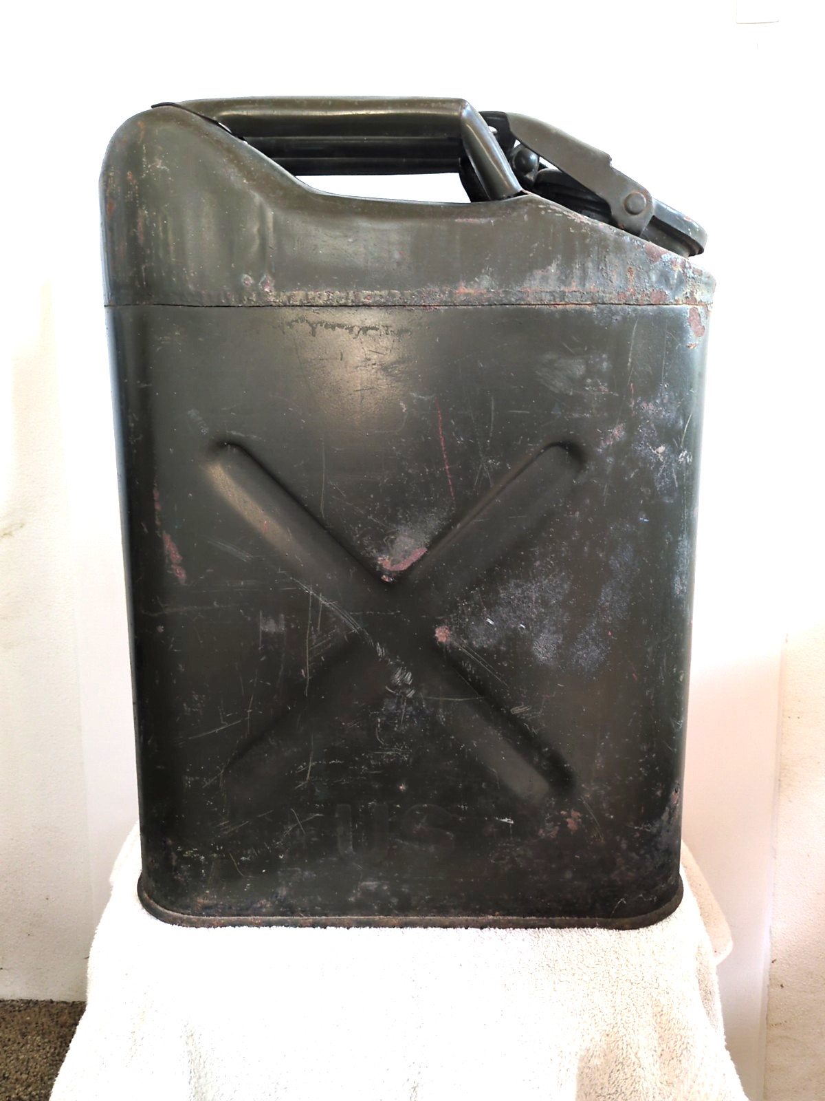 Vintage 1966 US Marine Corps Green Jerry Can DSA-400-66-C-0966